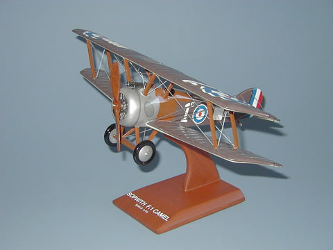 Sopwith Camel wooden airplane model