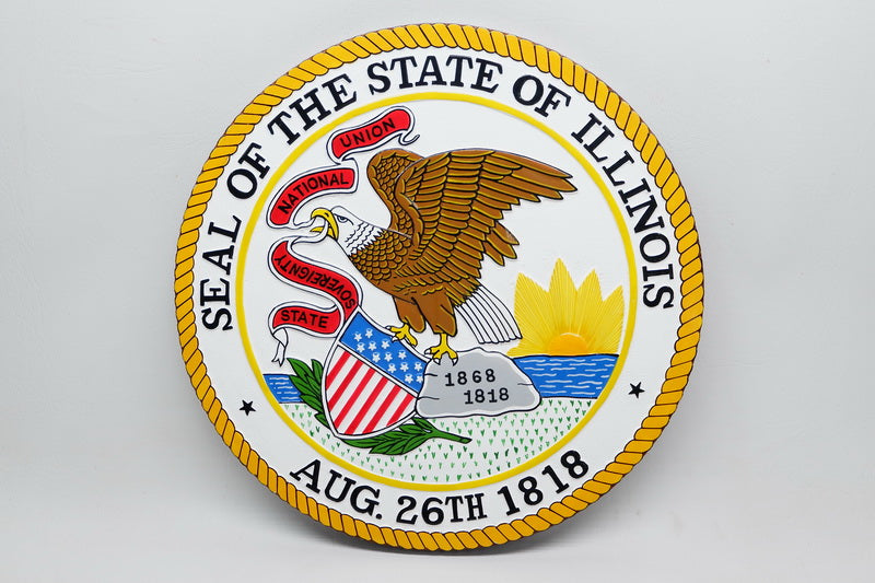 Illinois State Seal Plaque – Scalecraft