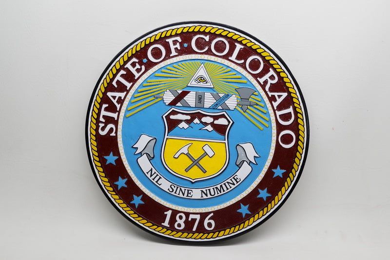 Colorado State Seal Plaque