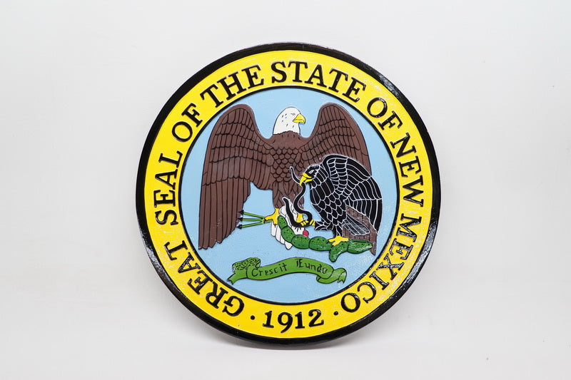 New Mexico State Seal Plaque Scalecraft