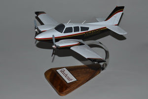 Beech 55 twin airplane model