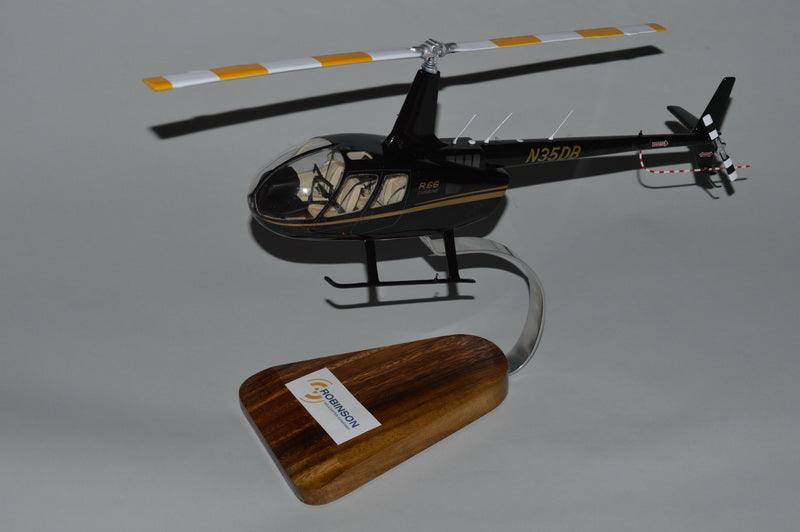 Robinson R66 clear window helicopter model
