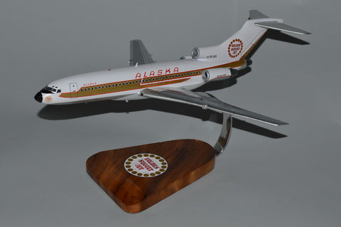 727 Alaska Golden Nugget jet model airplane