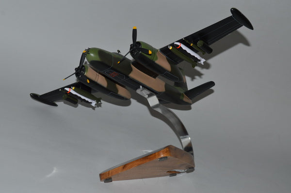 B-26K Counter Invader Vietnam War wooden model
