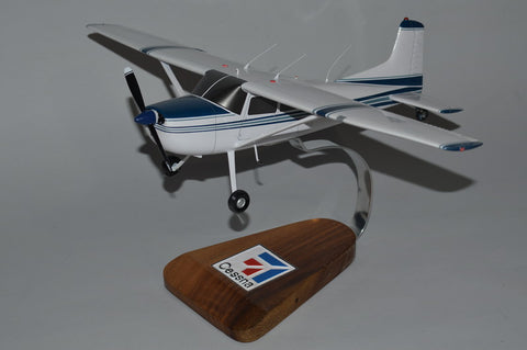 Cessna 180 aiplane model mahogany scalecraft