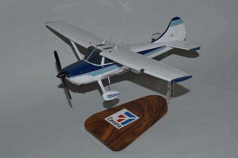 Cessna 170 Scalecraft mahogany wood airplane model