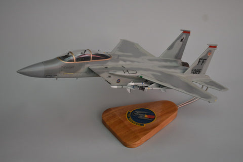 F-15 eagle model with clear windows