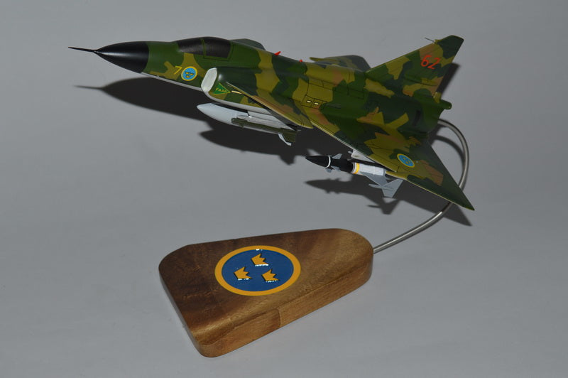 Viggen fighter plane model