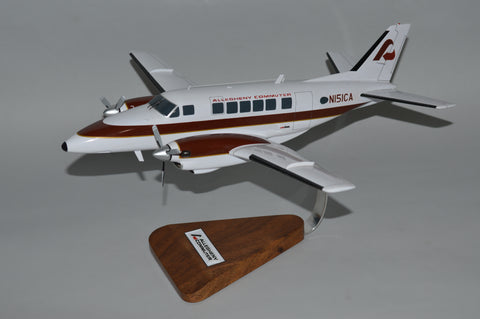 Beech 99 Allegheny Commuter desktop display airplane model Scalecraft