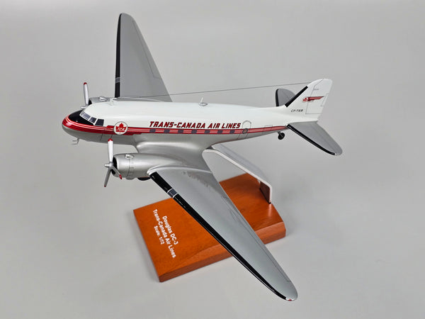 Model airplane of a Trans-Canada Air Lines aircraft 