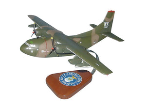 Fairchild C-123 Provider mahogany wood airplane model