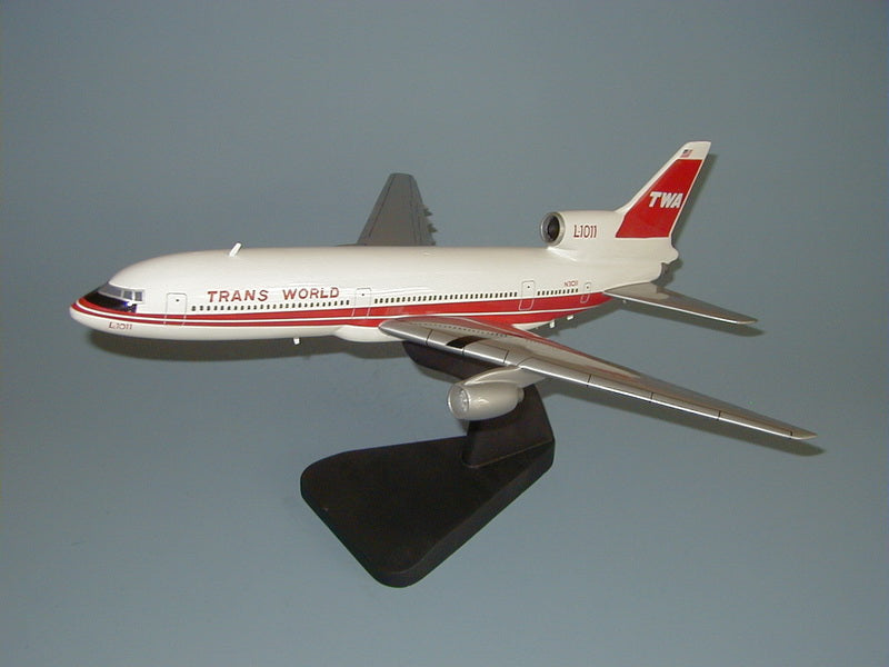 L-1011 Tristar TWA airplane model