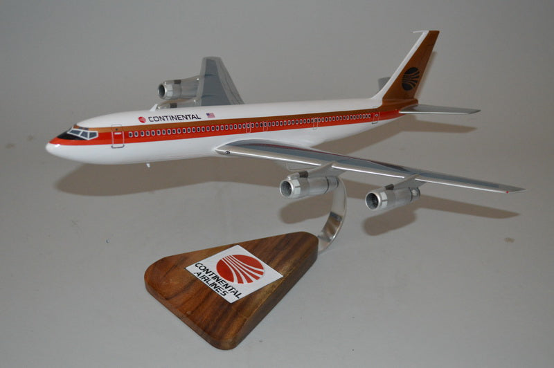 Continental Airlines Boeing 707 airplane model