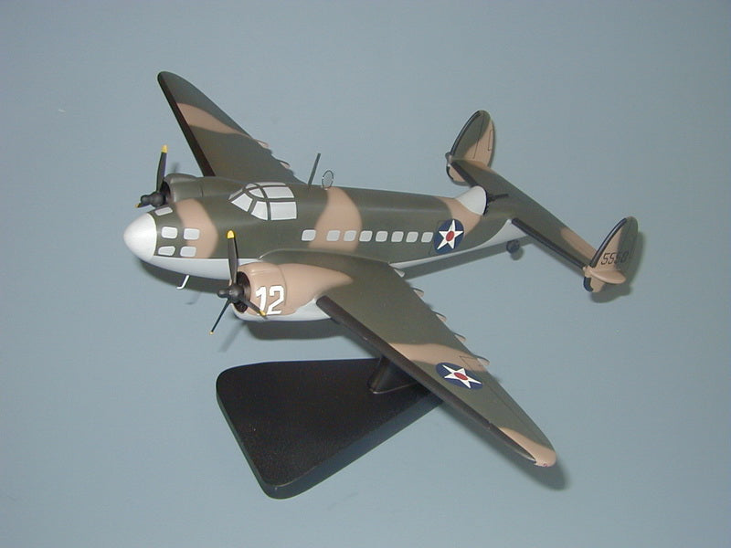 Lockheed Hudson airplane model. 