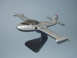 T-37 Cessna mahogany airplane model