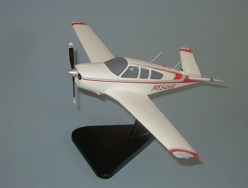 V-35 Bonanza mahogany wood airplane model
