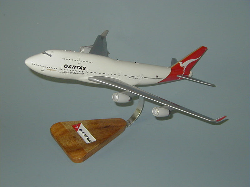 Qantas 747 airplane model