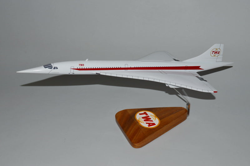 Concorde TWA airplane model