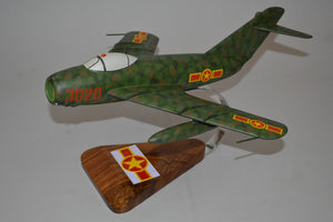 Mig-17 North Vietnam airplane model
