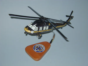 US Customs helicopter model