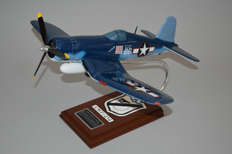 Pappy Boyington F4U Corsair model plane