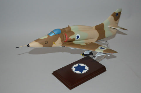 A-4 Skyhawk Israel Air Force model airplane