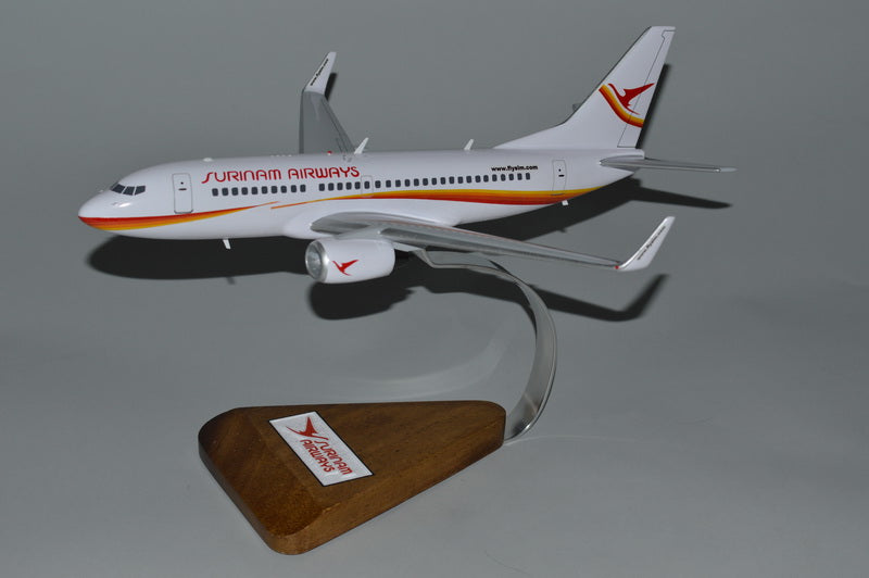 Surinam Airways airplane model