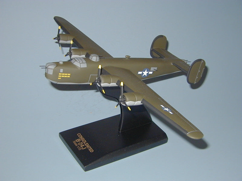 B-24 Liberator mahogany wood airplane model