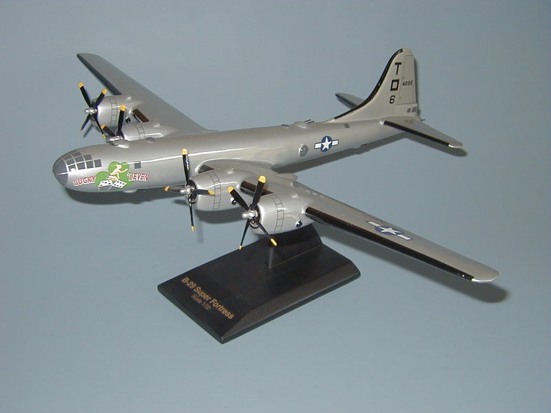 B-29 Lucky Leven airplane model