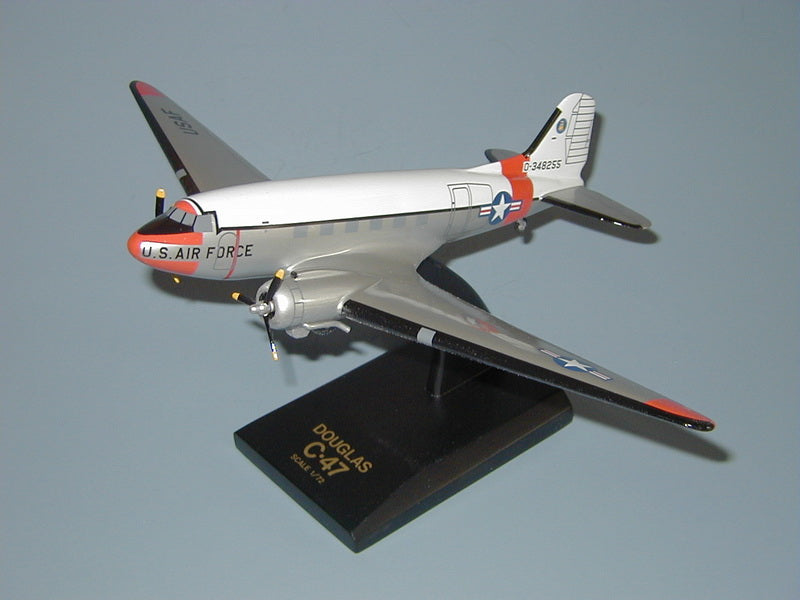USAF C-47 Skytrain model airplane