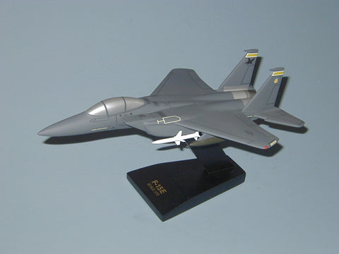 F-15E Strike Eagle mahogany wood airplane model