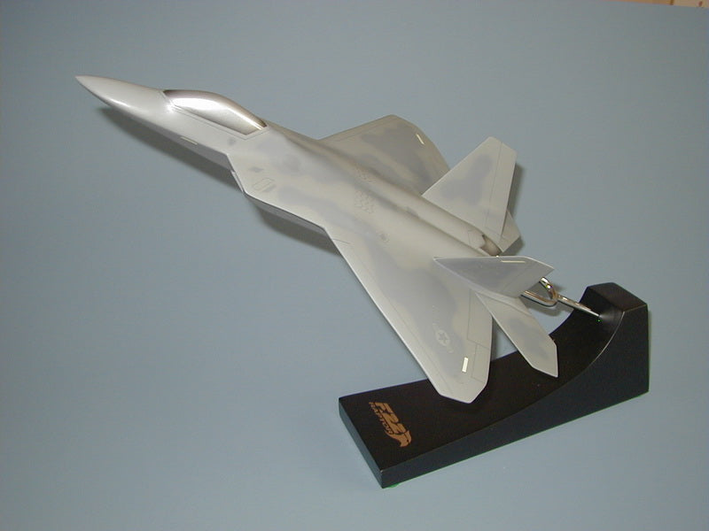 F-22 Raptor mahogany model