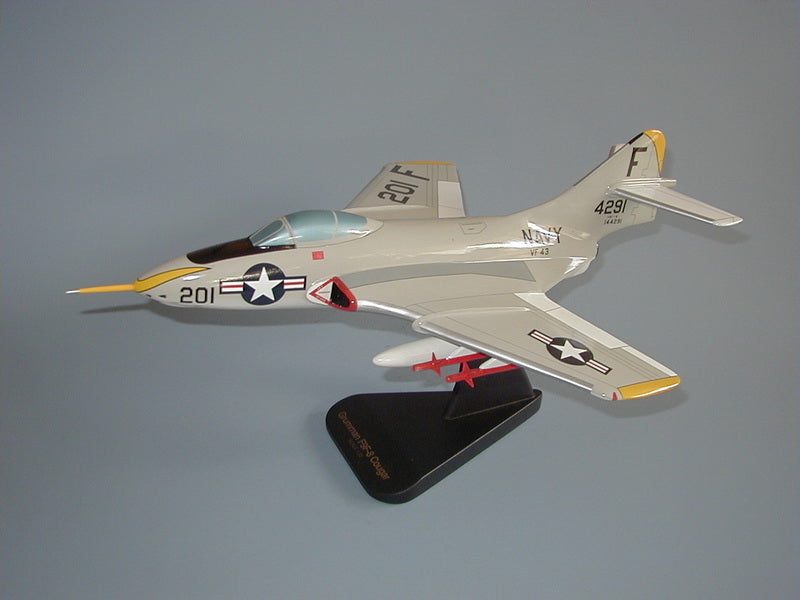 F9F Cougar airplane model Navy