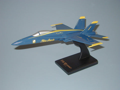 F-18 Hornet Blue Angels airplane model