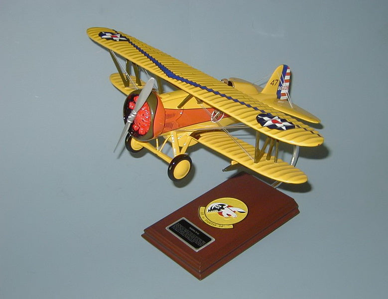 Boeing P-12 model airplane