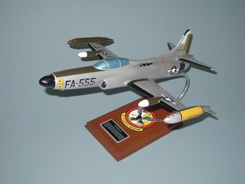 F-94 Starfire airplane model wood
