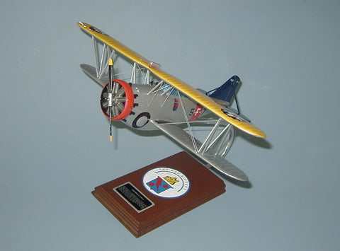 Grumman G-5 FF1 airplane model wood