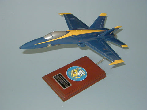F-18 Blue Angels model airplane