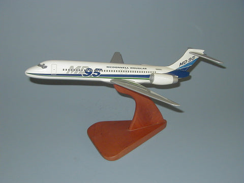MD-95 mahogany wood airplane model