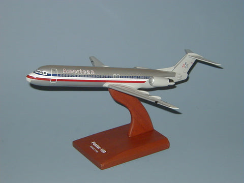 Fokker 100 F100 American Airlines model airplane