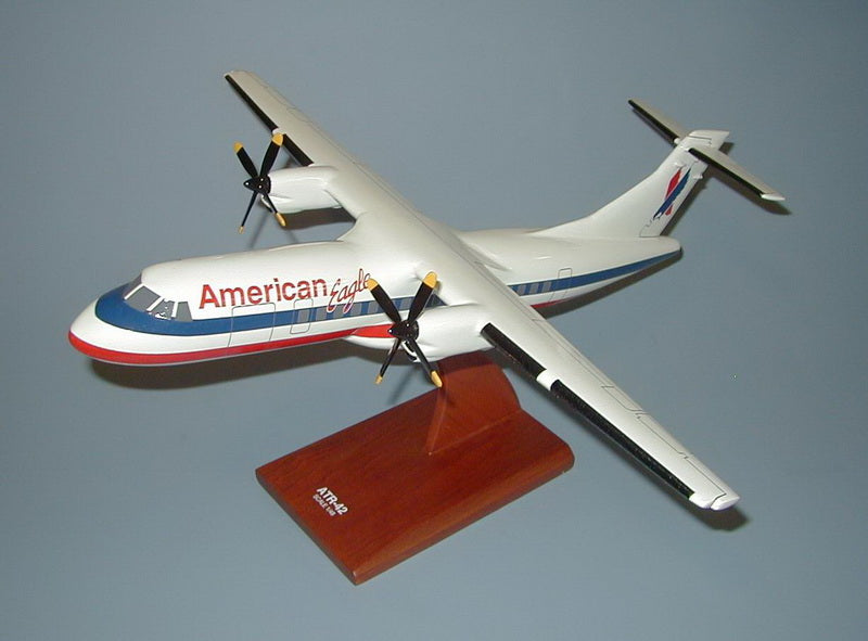 ATR-42 American eagle airplane model