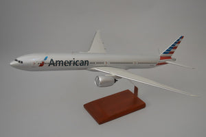 American Airlines 777 model plane