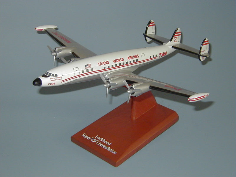 L-1049 Constellation TWA airplane model