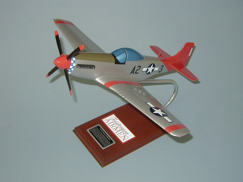 Tuskegee Airmen P-51 airplane model