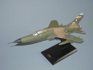 F-105D mahogany wood airplane model