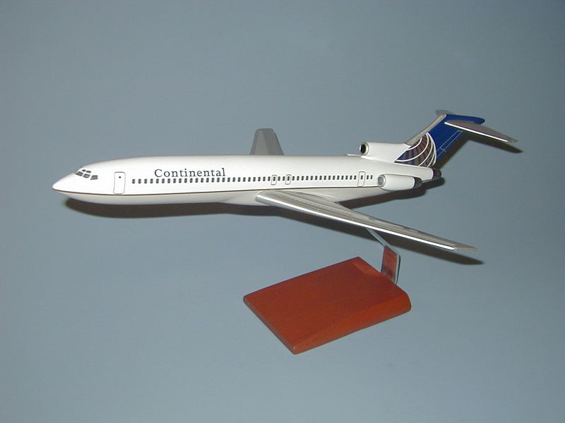 Continental Airlines 727 model plane