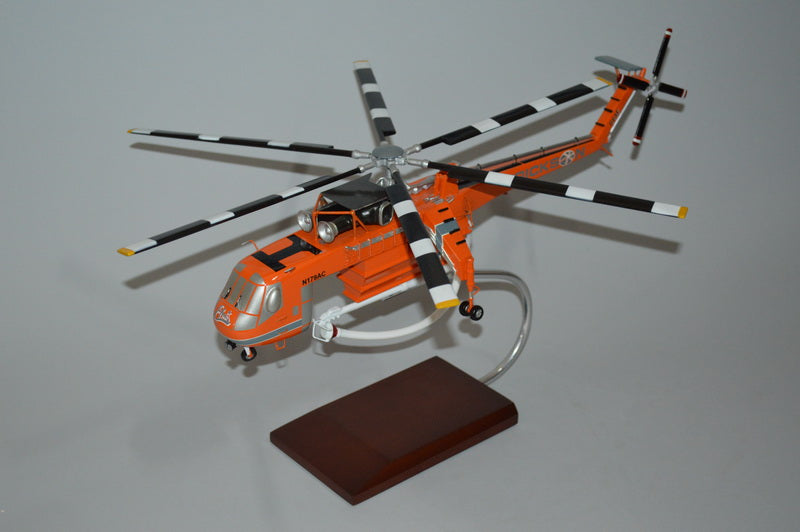 S-64 Skycrane Erickson helicopter model. 