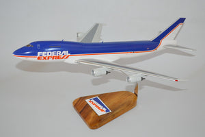 Federal Express Boeing 747 airplane model