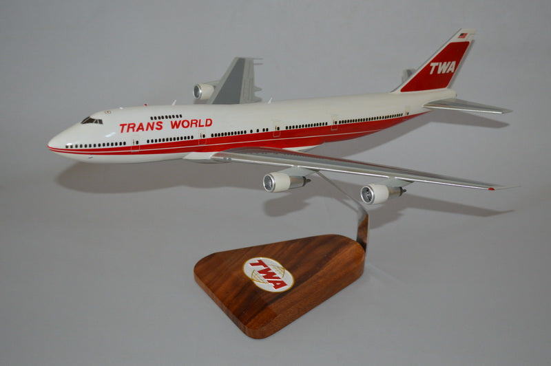 747 TWA Airlines model