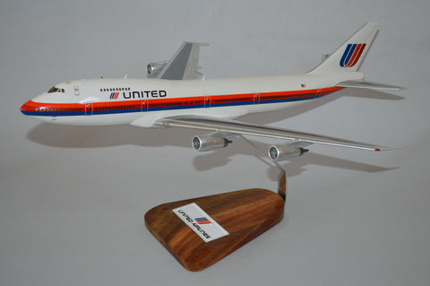 United Airlines 747 model aircraft